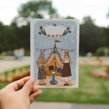 露營生活 明信片｜甜蜜生活 la dolce vita 臺灣