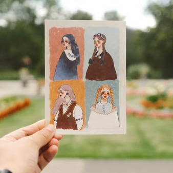 優雅女子畫廊 明信片｜甜蜜生活 la dolce vita 臺灣