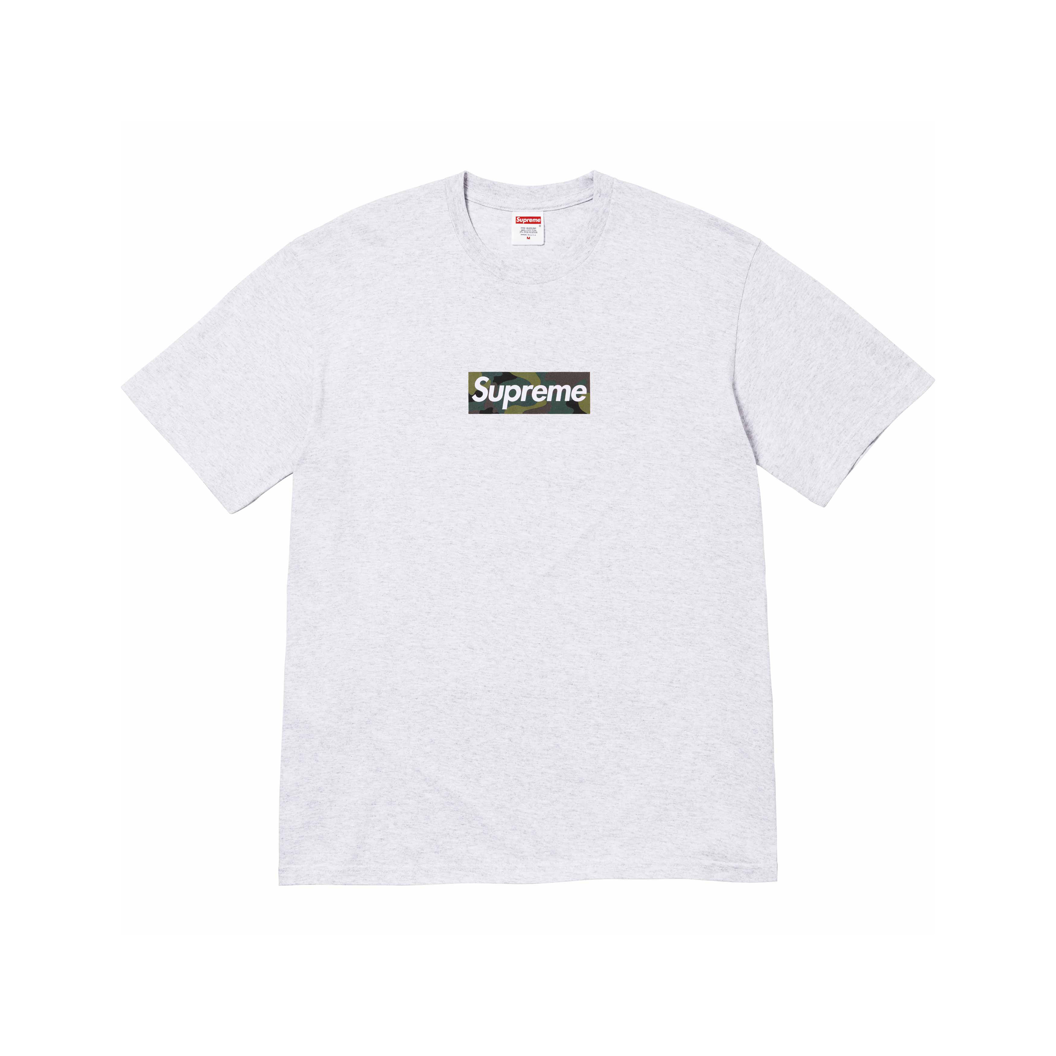 Tee box logo supreme sale