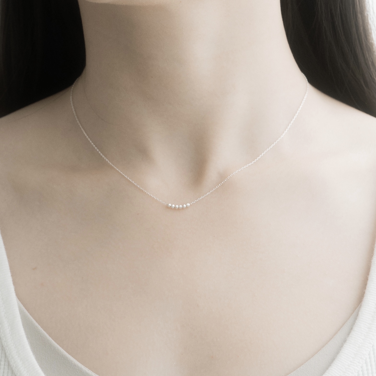 微笑cutting ball鎖骨鏈