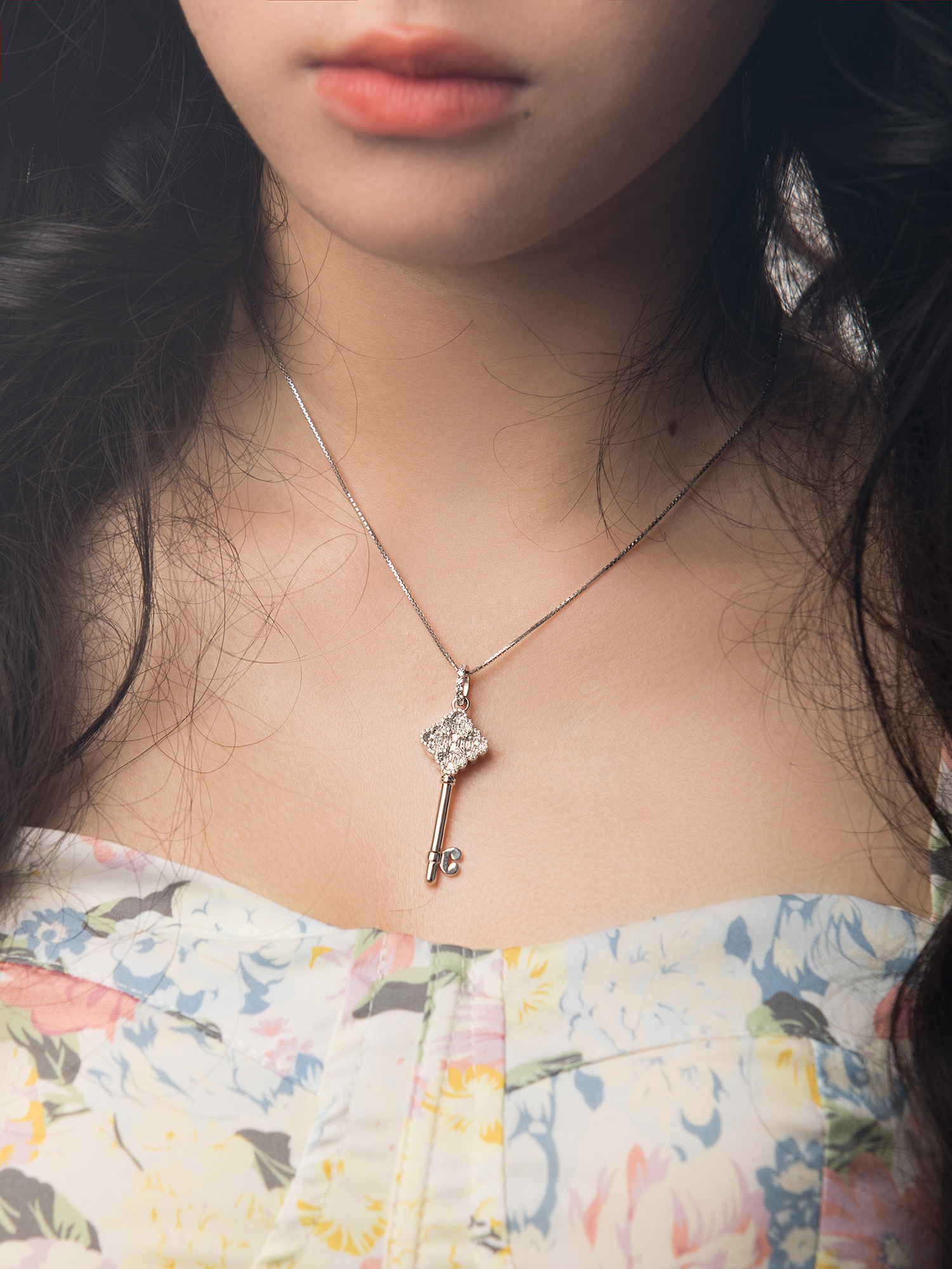 四葉草｜鑰匙花朵項鍊