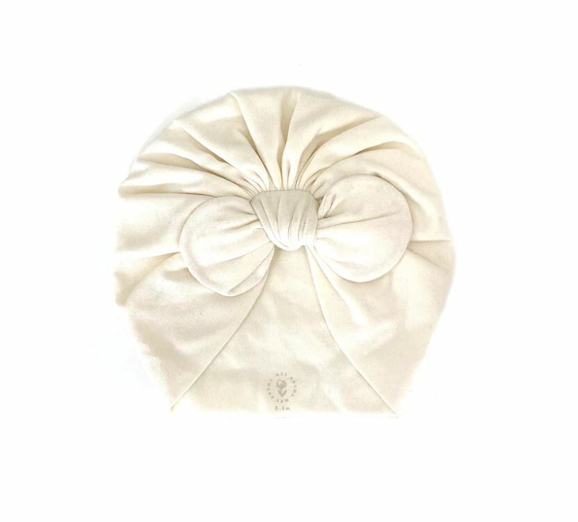 MRS. ERTHA 寶寶頭巾 Hibbie turban - Vanilla 香草