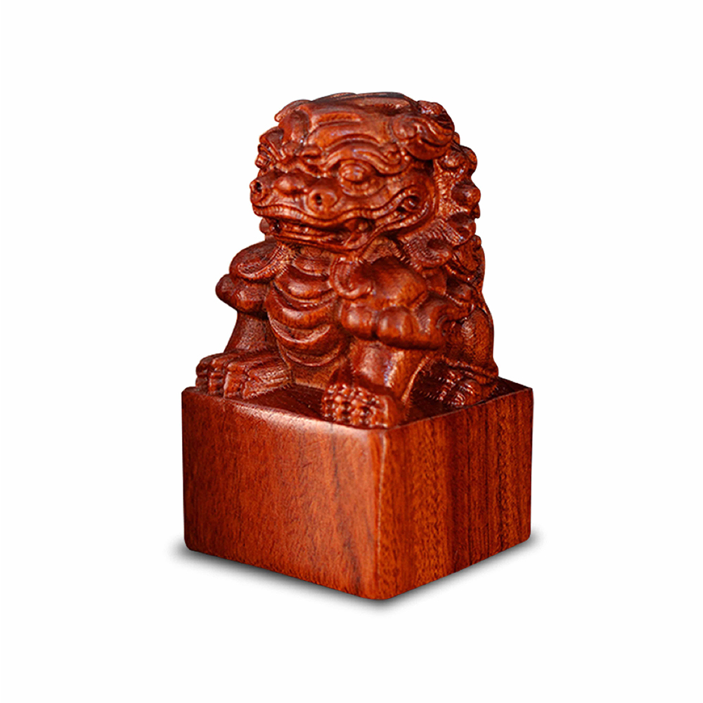 【菩提居】紅瑰寶祥獅大印