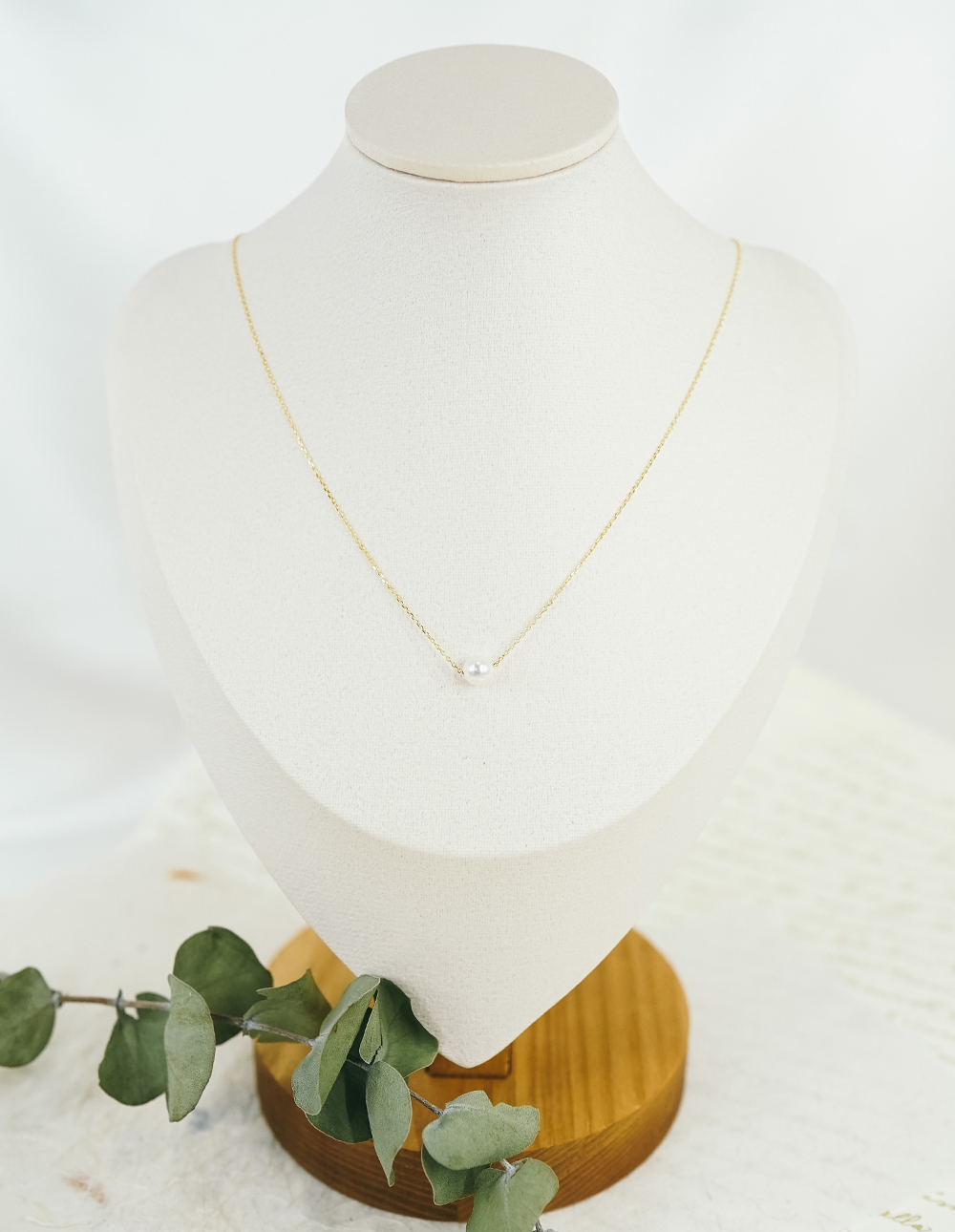 925 純銀6mm施華洛世奇珍珠項鍊