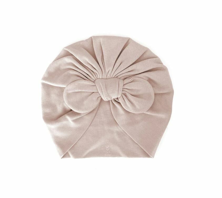 MRS. ERTHA 寶寶頭巾 Hibbie turban - Ivory 象牙色