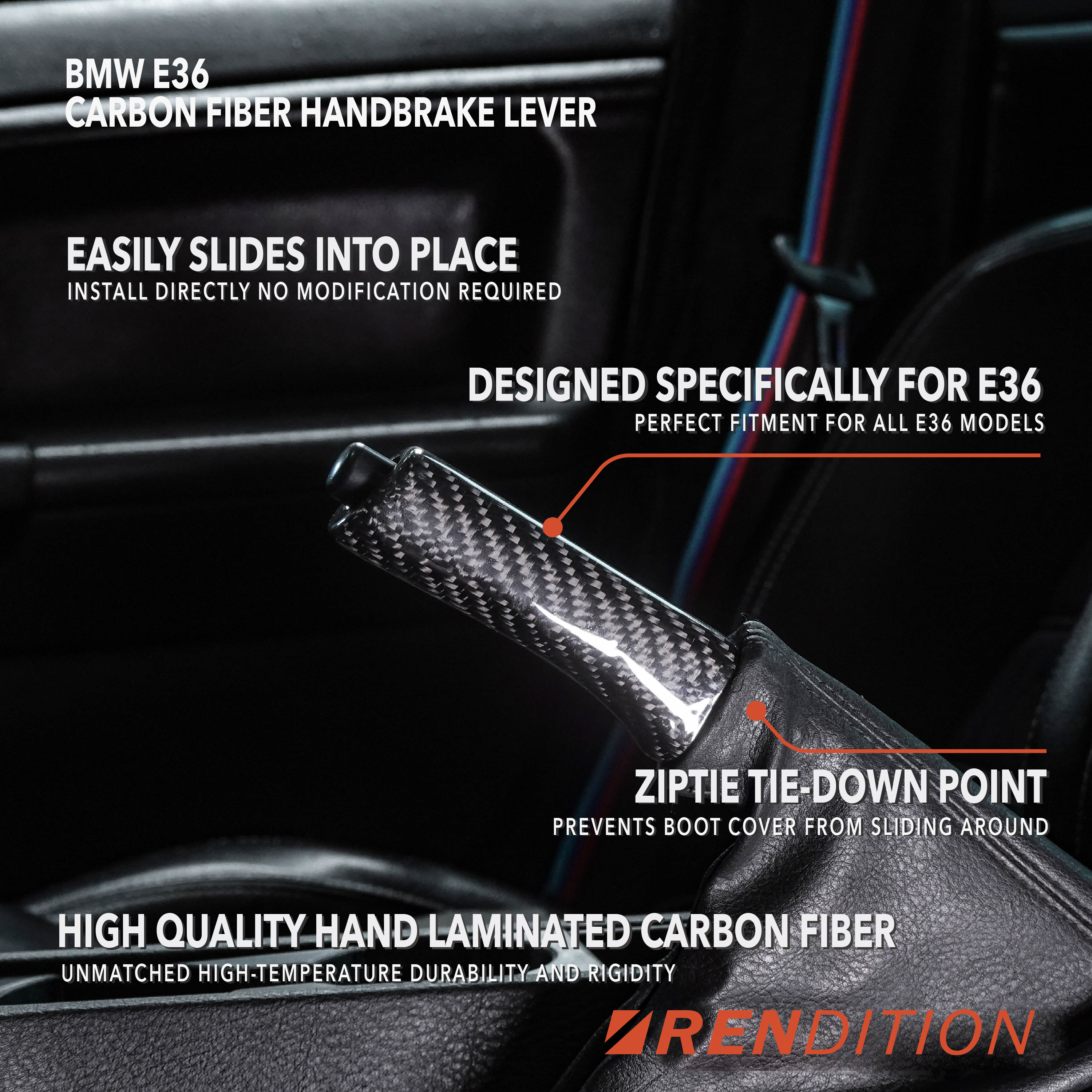 BMW E36 HANDBRAKE LEVER