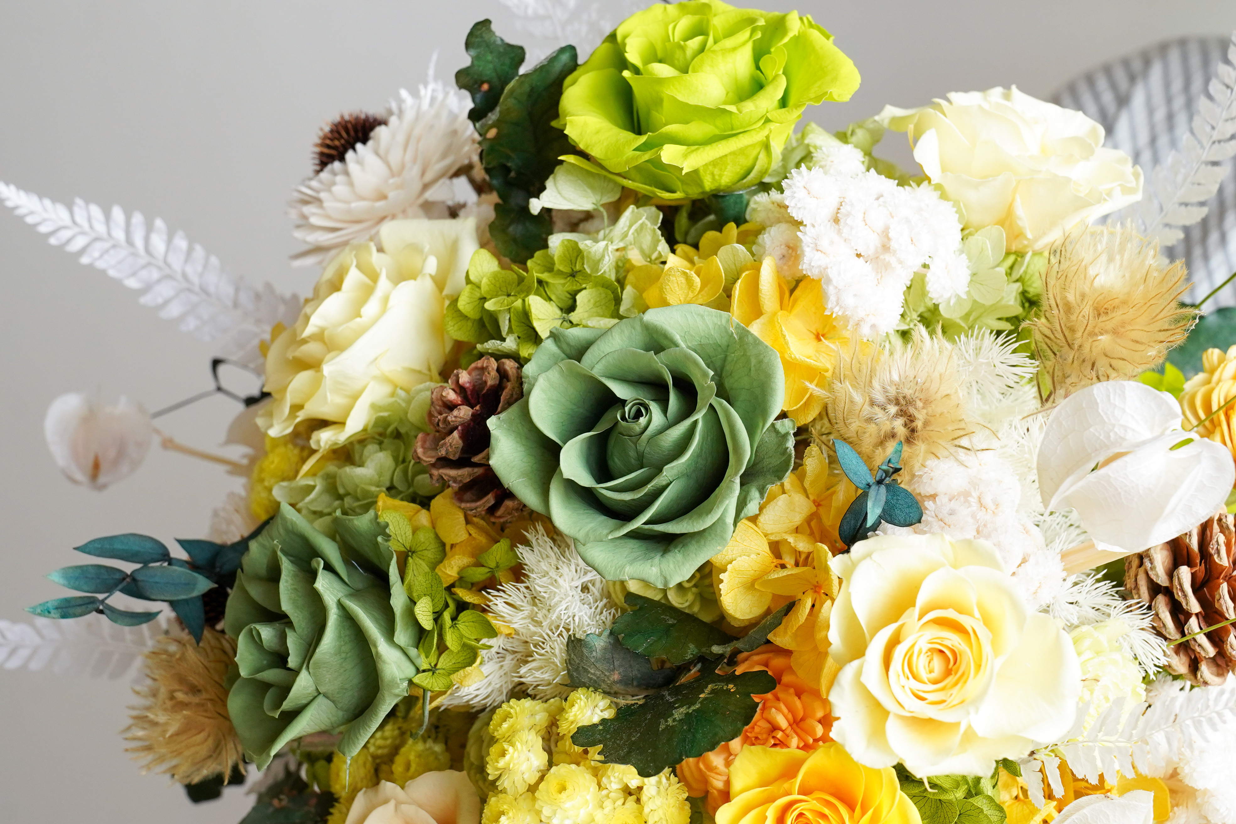 溫光行大理石盆栽溫光綠,永生花盆栽,永生花盆栽推薦,盆栽賀禮,開幕盆花推薦台北