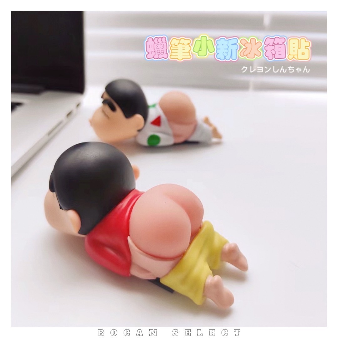 蠟筆小新 屁屁舒壓磁鐵貼 療癒 生活小物