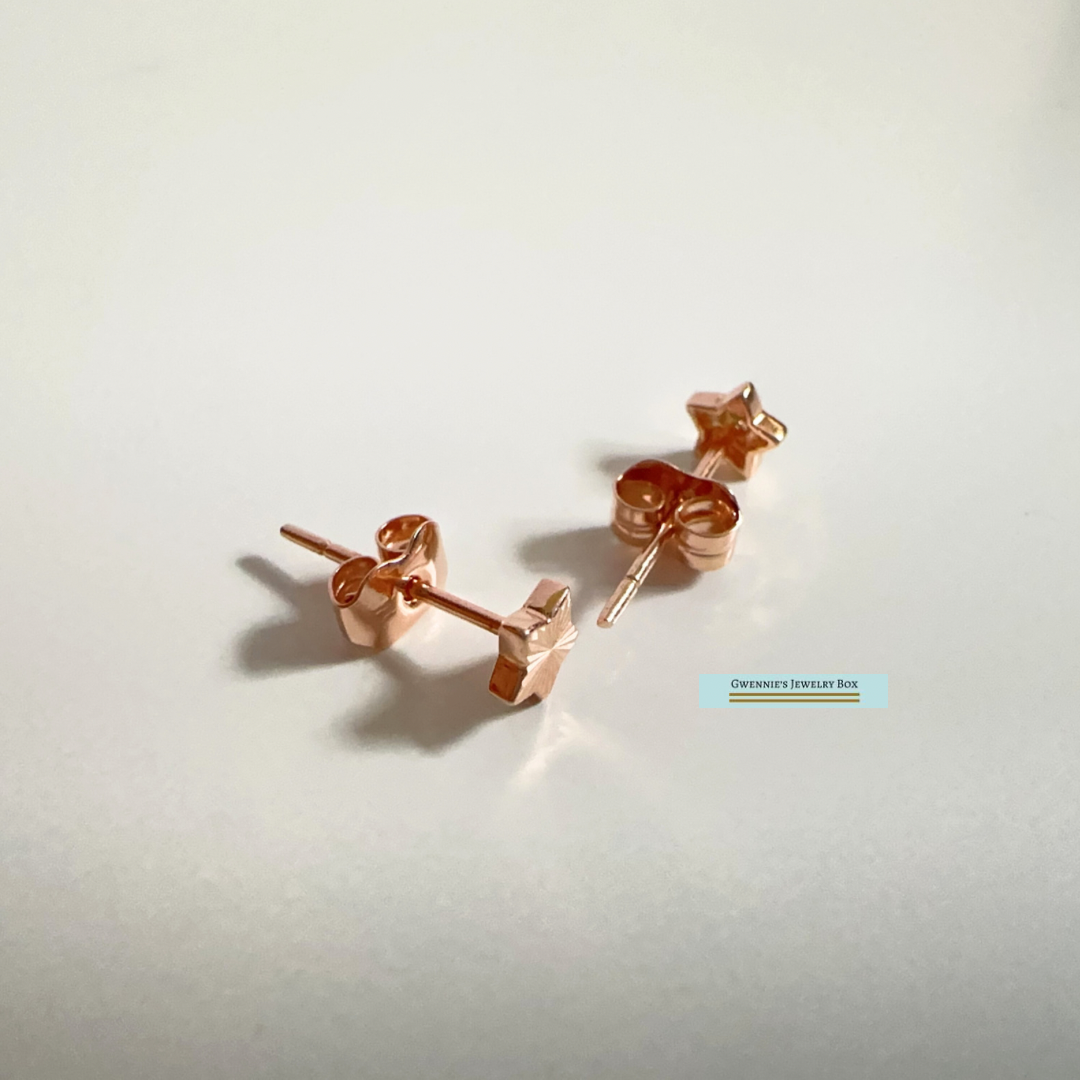 星耀 - 星星造型Ｋ金耳環