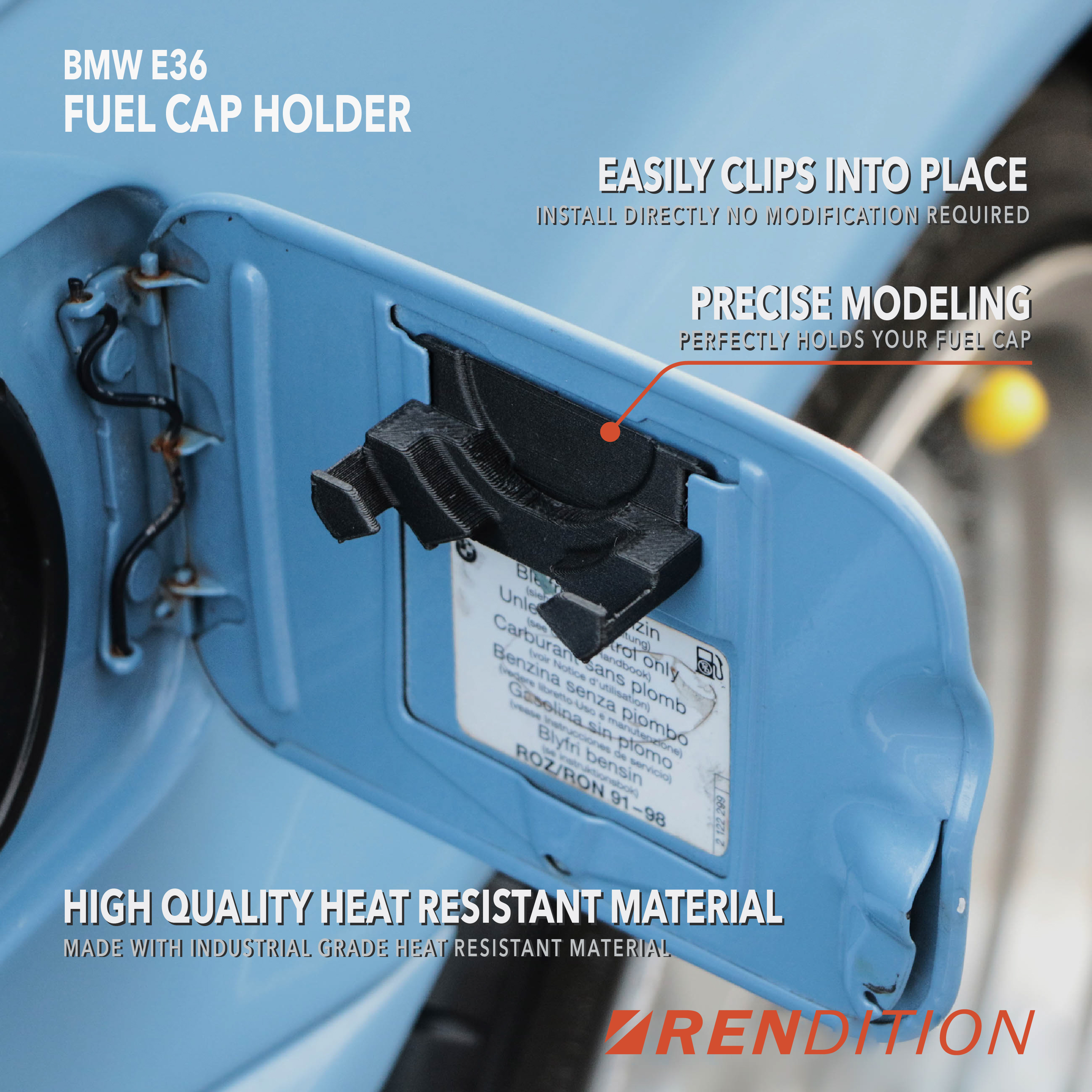 BMW E36 FUEL CAP HOLDER