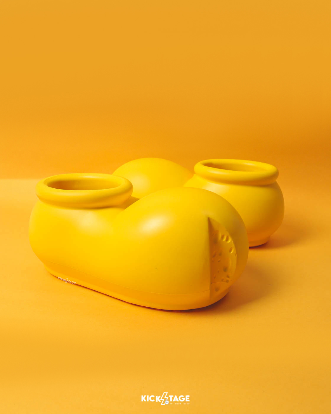 [ 限時開團 ] HEYDAY 黃色 米奇 乳酪鞋 厚底 短靴 霧面 原子小金剛 【HD23X09Y】