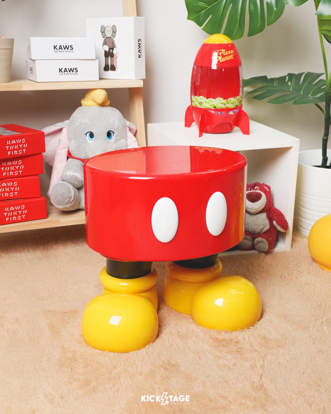 [ 現貨在庫 ]SUNDAY HOME X DISNEY MICKEY & FRIENDS 迪士尼 米奇 小矮凳 家居 聖誕禮物【POP6699】