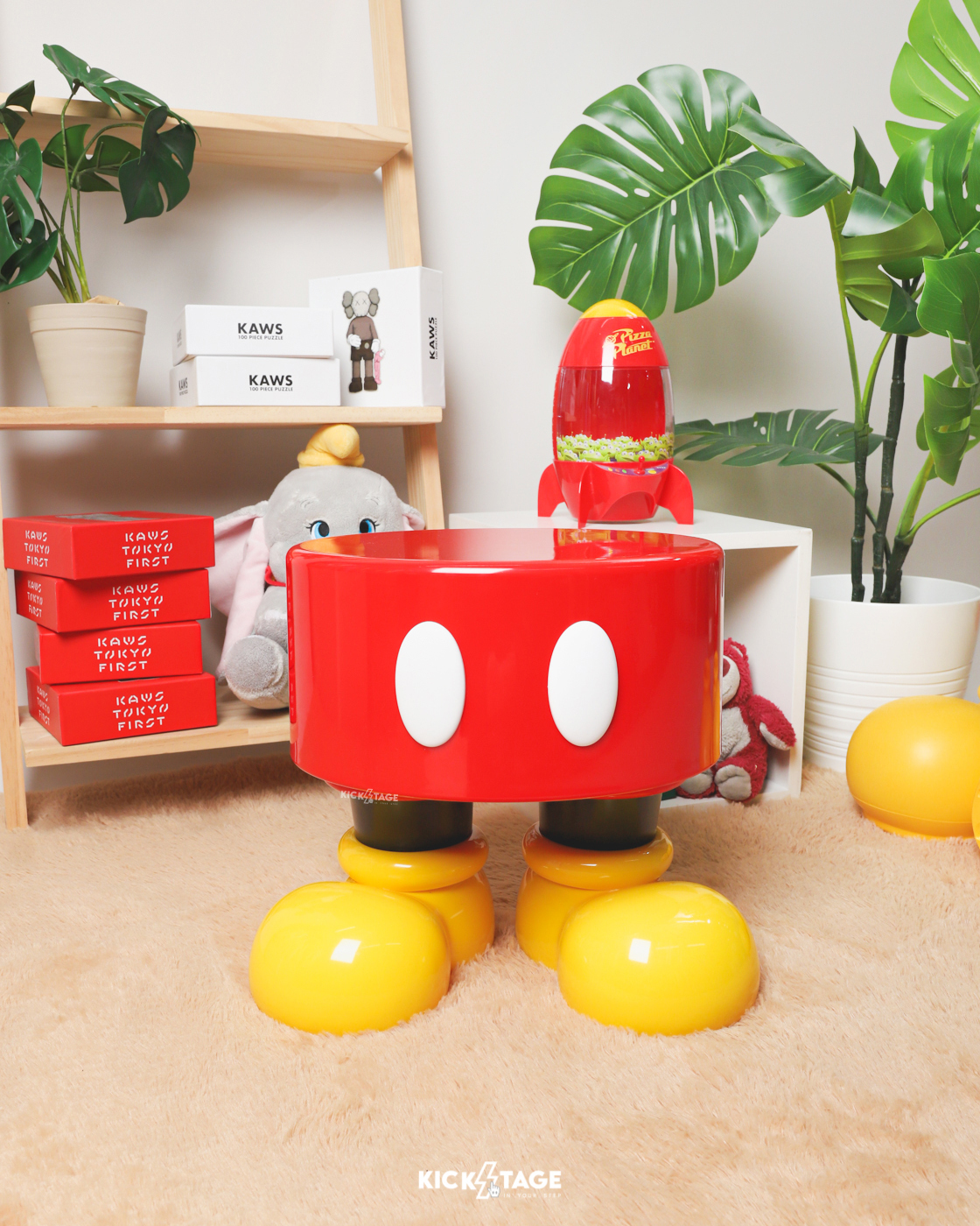 [ 現貨在庫 ]SUNDAY HOME X DISNEY MICKEY & FRIENDS 迪士尼 米奇 小矮凳 家居 聖誕禮物【POP6699】