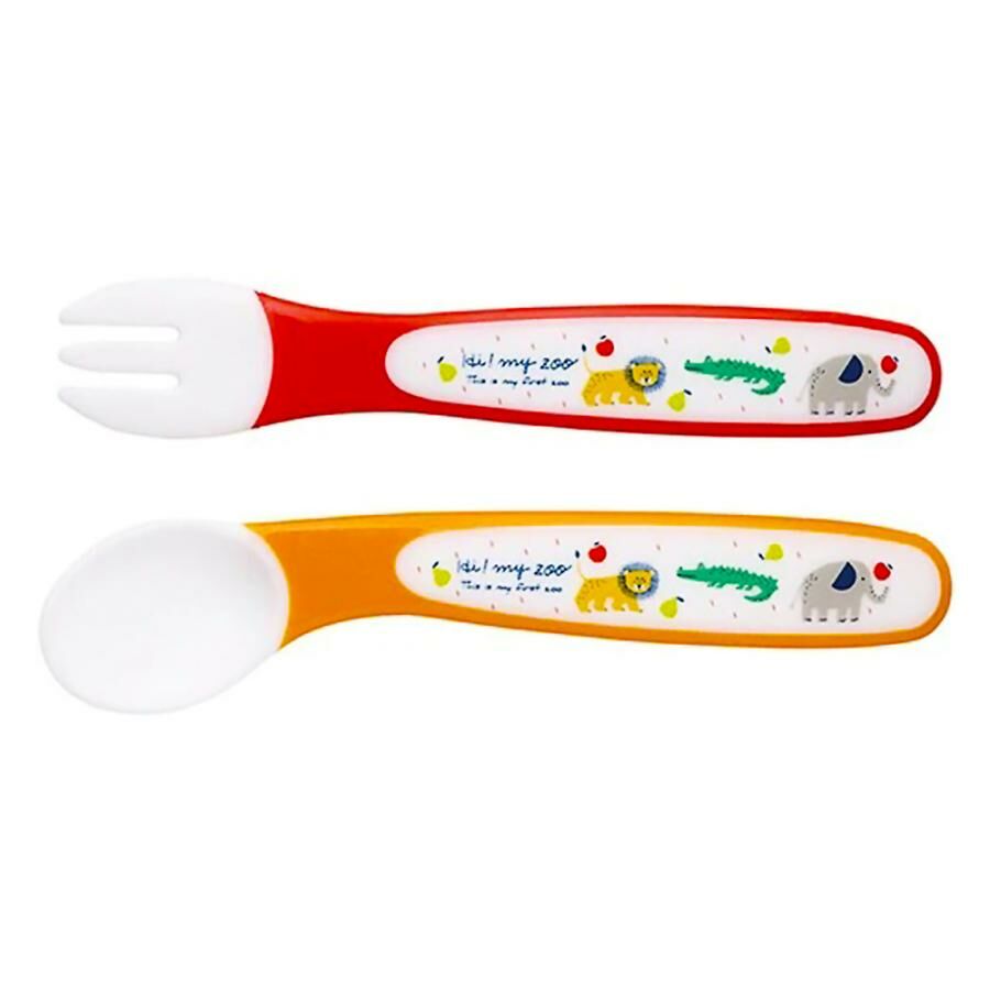 Skater 兒童湯匙叉套組 12cm