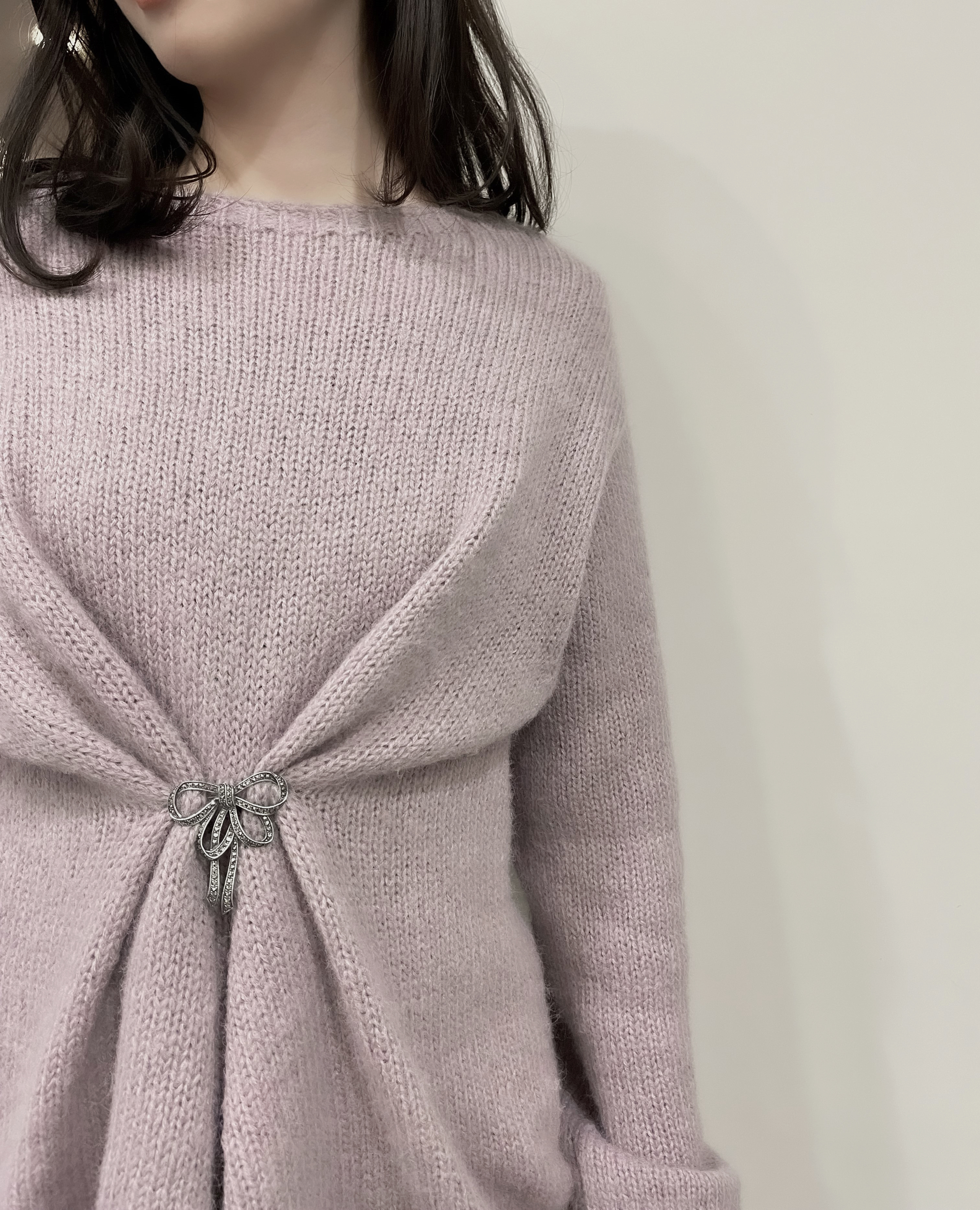 優雅蝴蝶結胸針