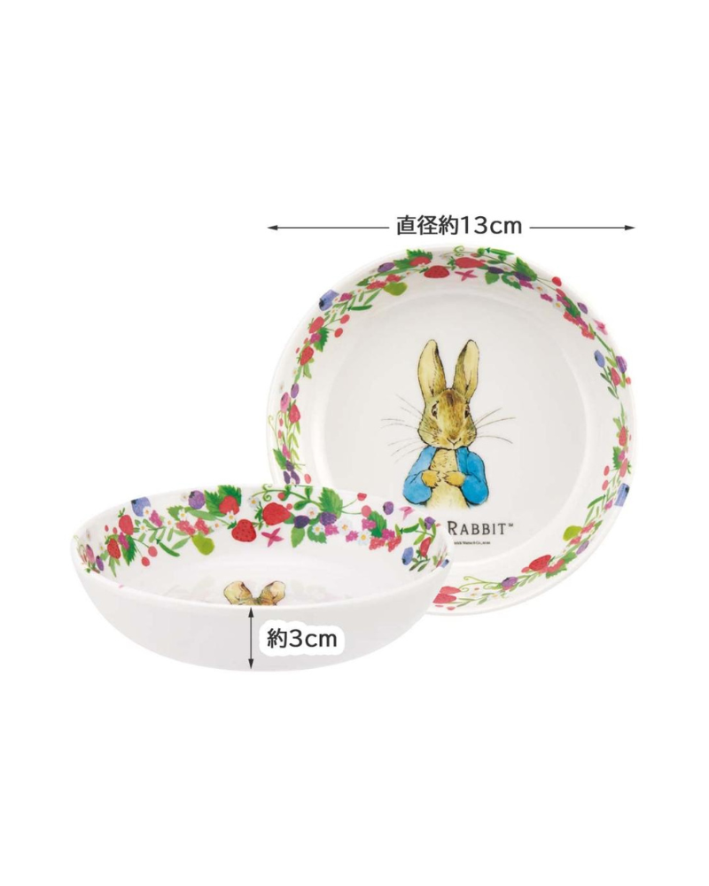 Skater Peter Rabbit 薄碗13cm