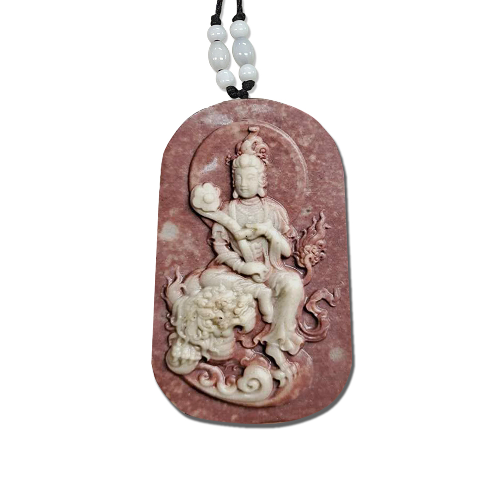 【菩提居】紫袍玉獅吼如意觀音吊墜 (廠商直出、不參加免運及滿額贈優惠)