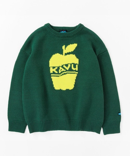 【網店獨家發售】#KAVU #日版 Kid's Apple Knit #Green