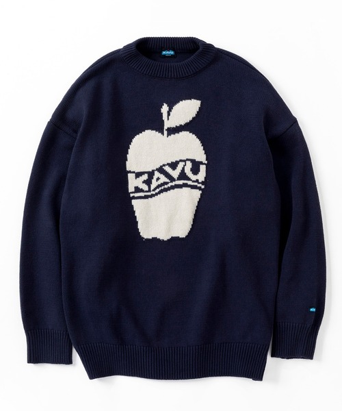 【網店獨家發售】#KAVU #日版 Kid's Apple Knit #Navy