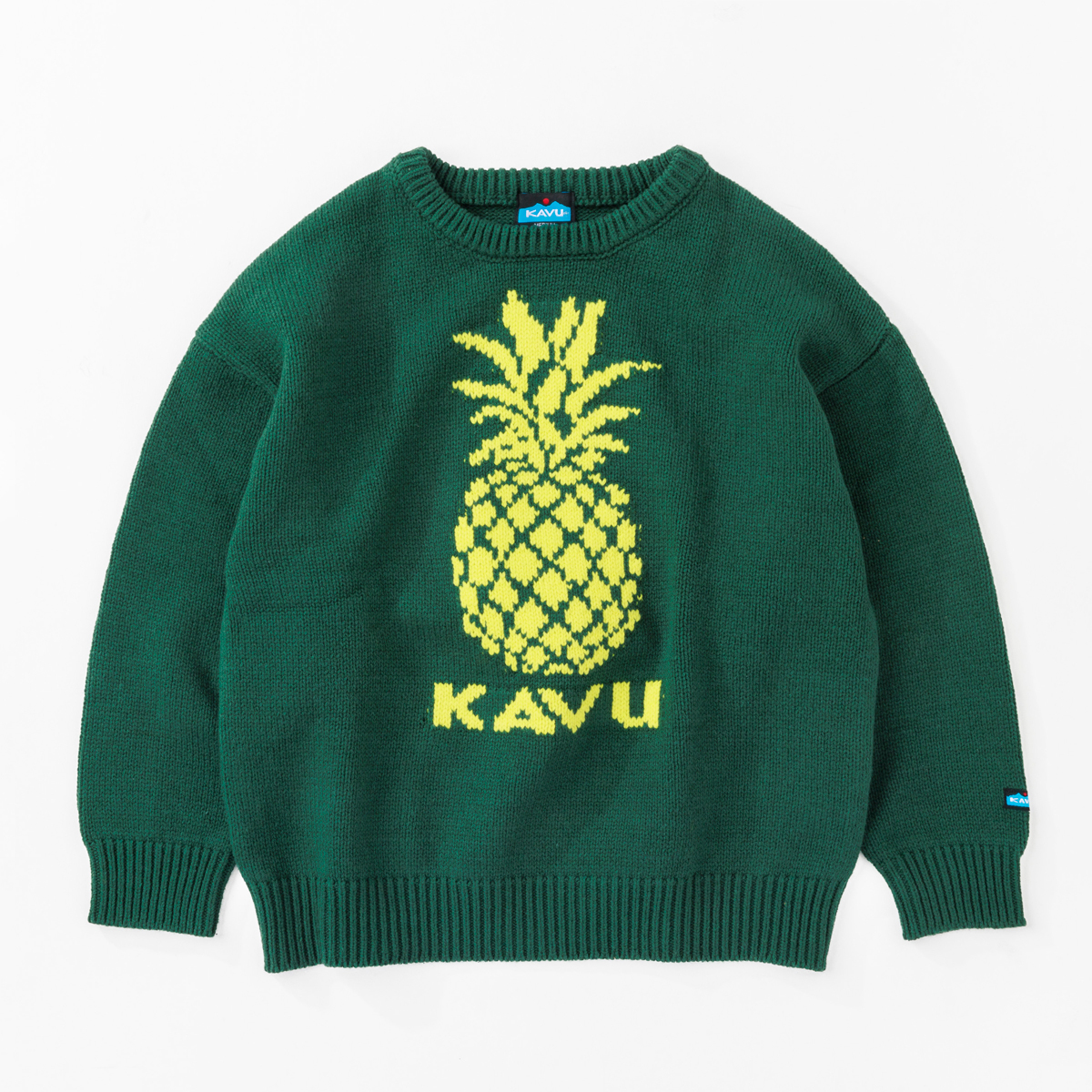 【網店獨家發售】#KAVU #日版 Kid's Pineapple Knit #Green