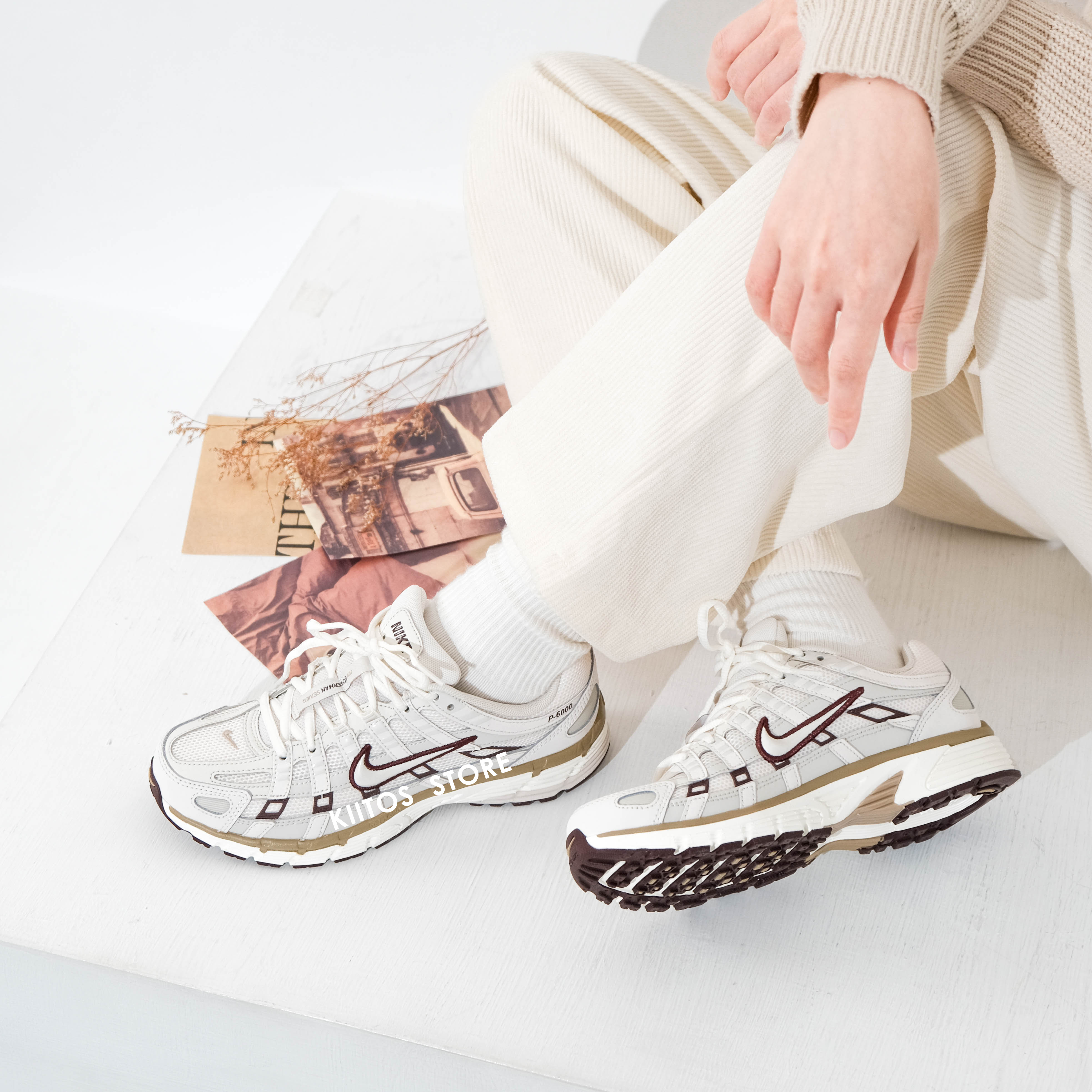 Nike P-6000 "Bone Sail Phantom" 焙香烏龍 HF0728-201