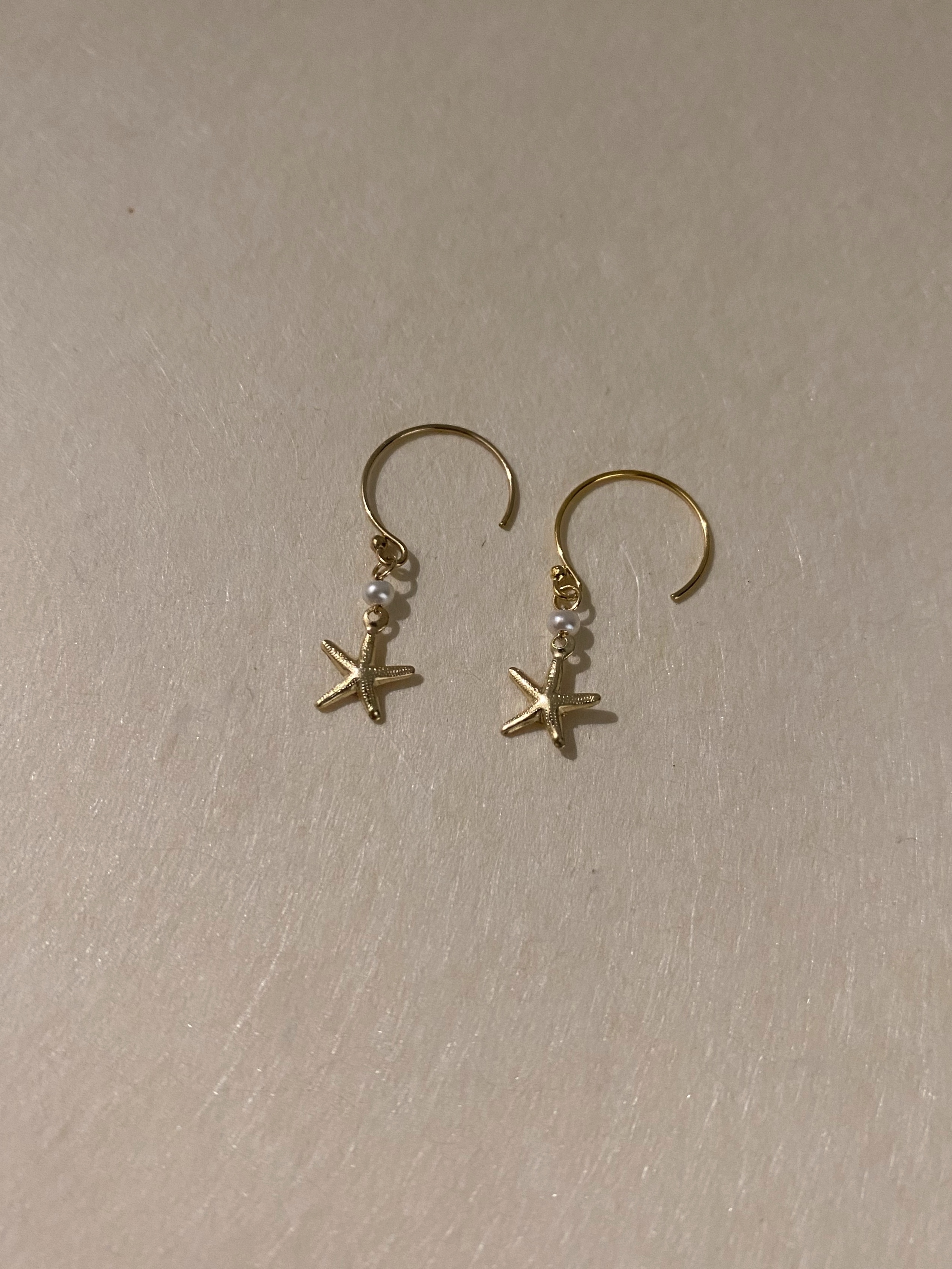 海星珍珠耳環