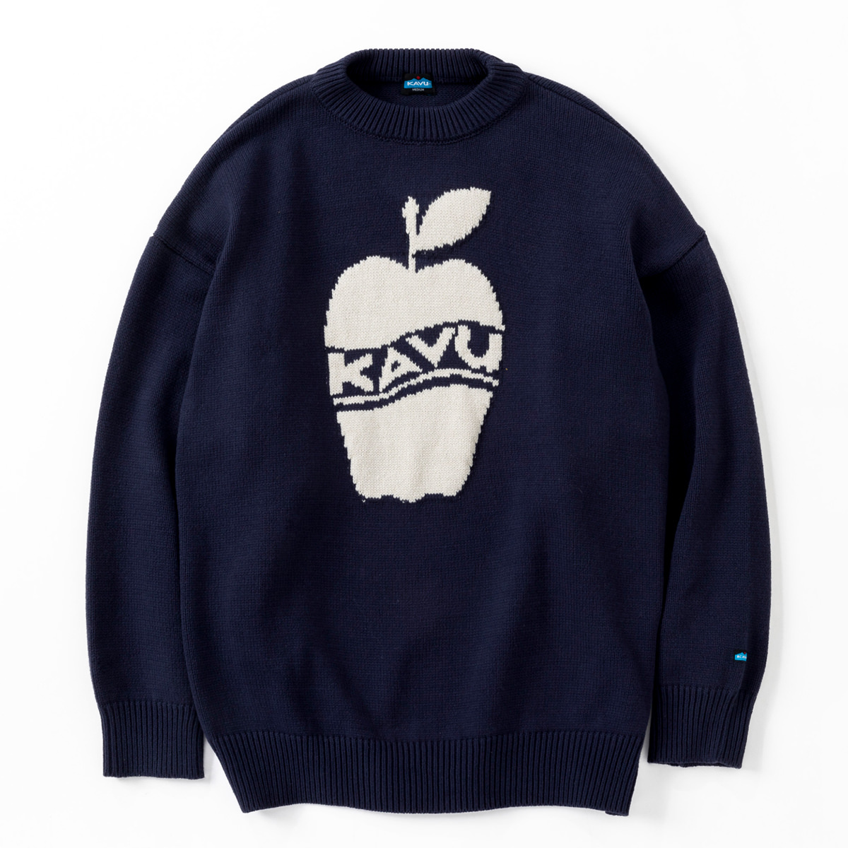 #KAVU #日版 Adult Apple Knit #Navy