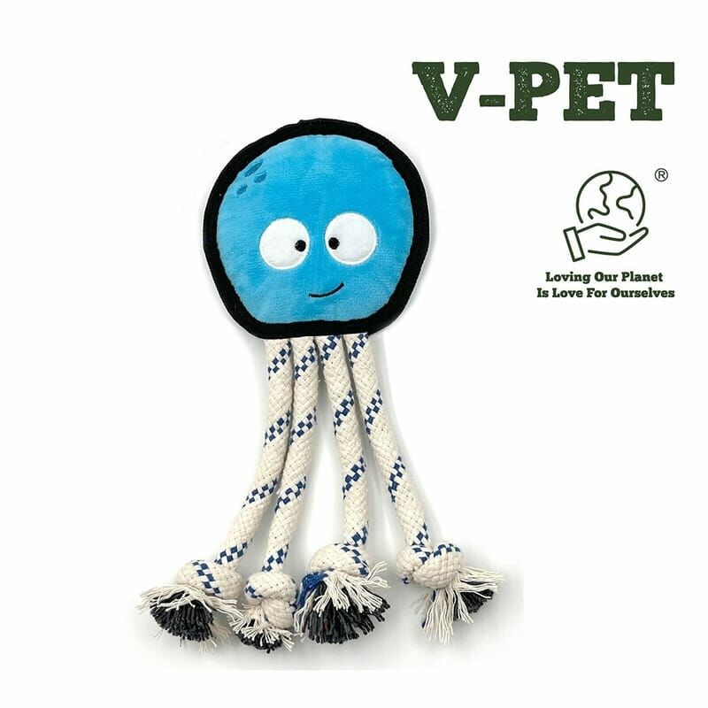 V-PET -耐咬耐磨玩具【章魚】