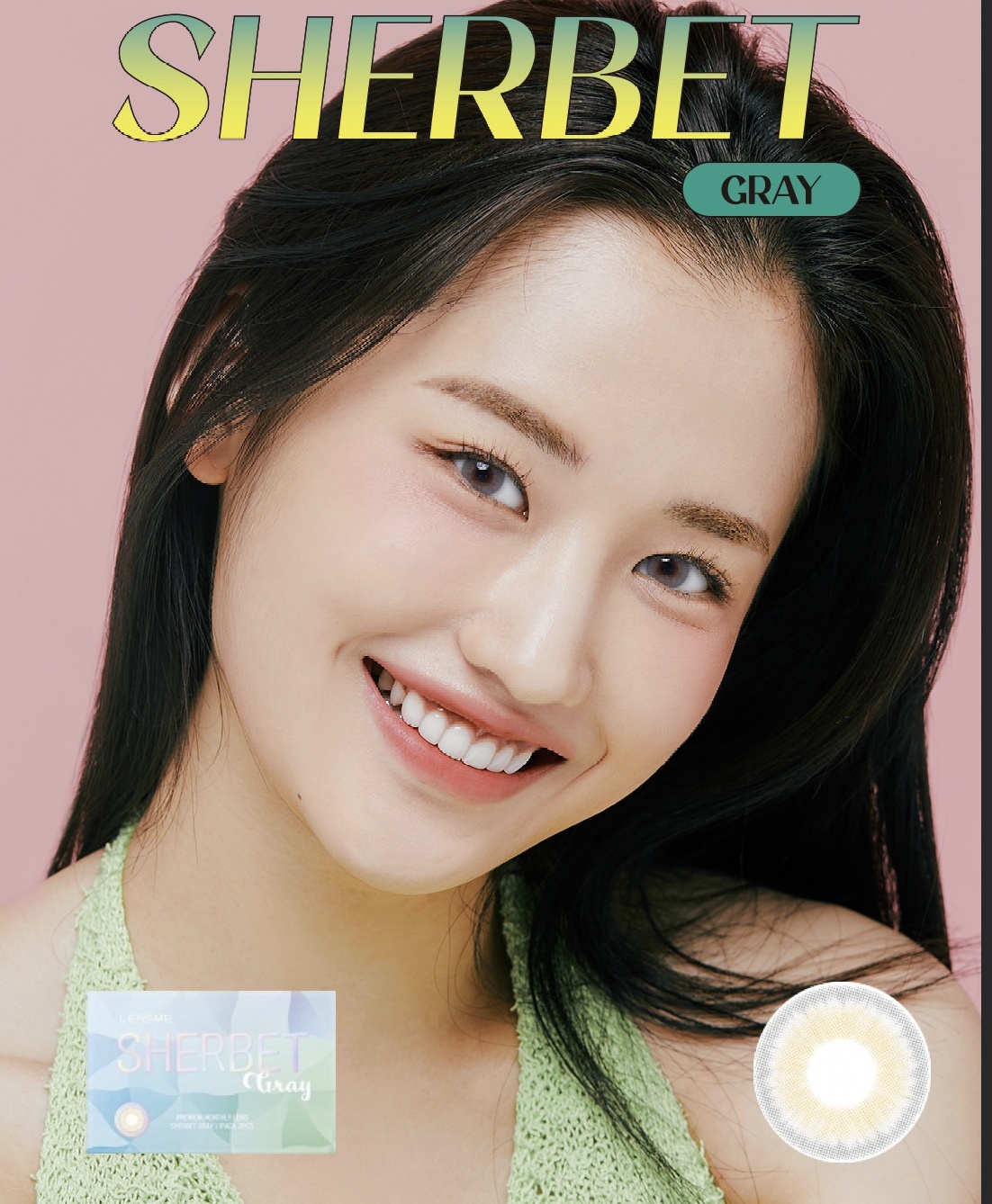 LensMe Sherbet Monthly (Gray)