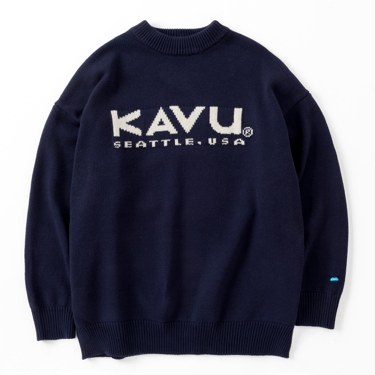#日版 Adult Logo Knit #Navy