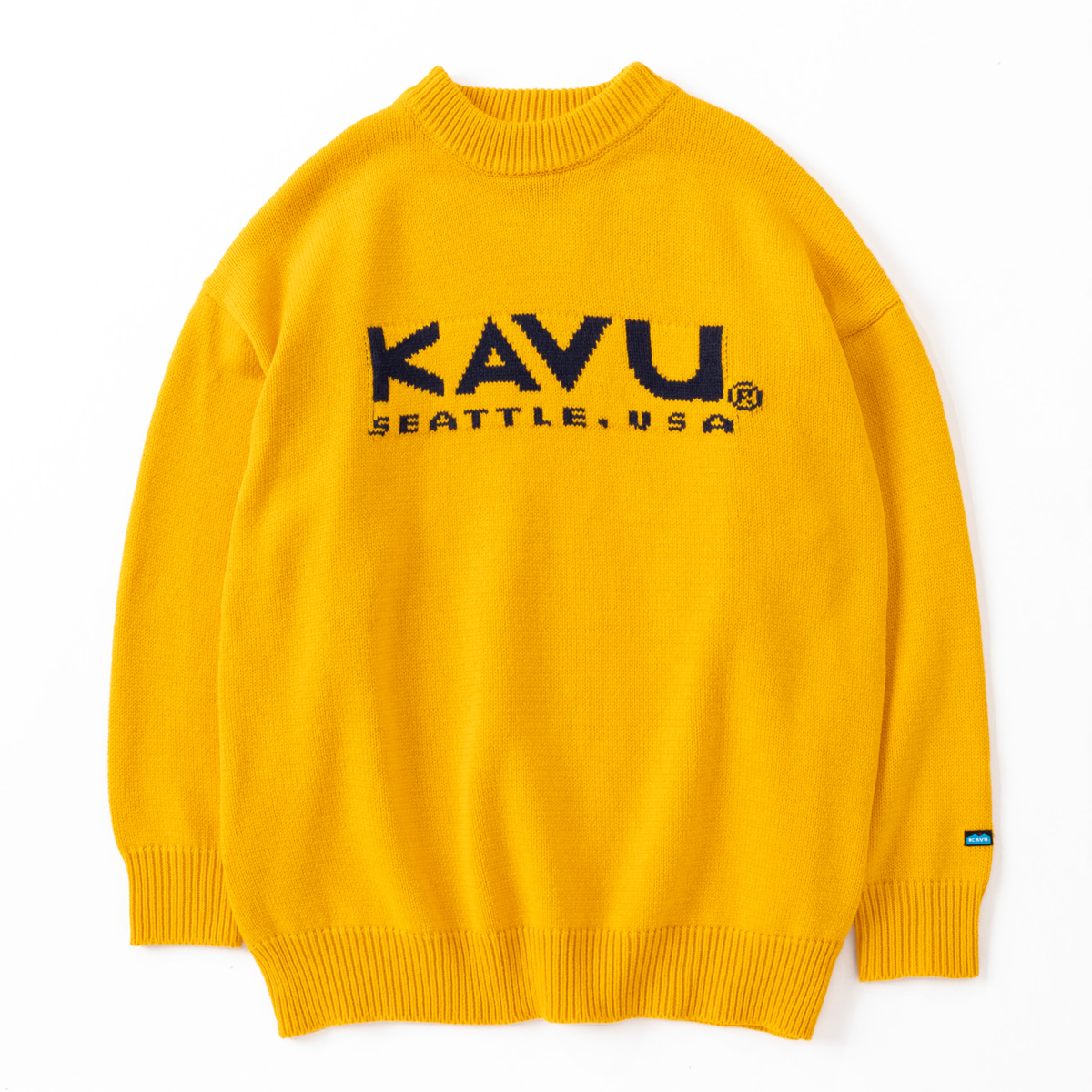 #日版 Adult Logo Knit #Mustard