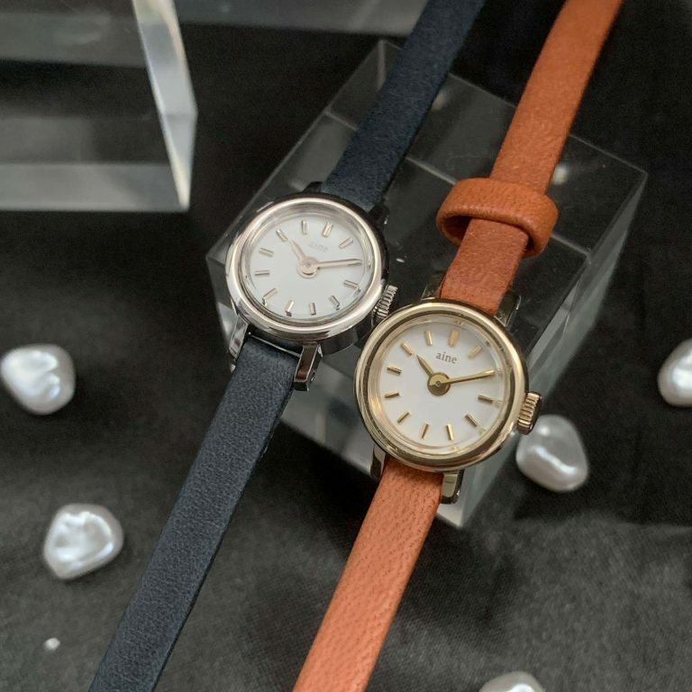 aine Ladies Quartz Watch Eve-Blue Leather