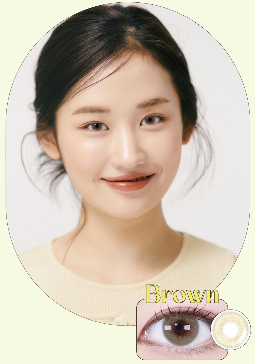 LensMe Sherbet Monthly (Brown)