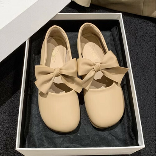 Gentle bow flat shoes
