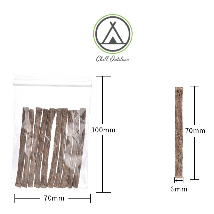6MM助燃麻繩 10入