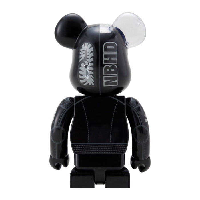 Bape x Neighborhood Shark 400% + 100% 聯名公仔熊