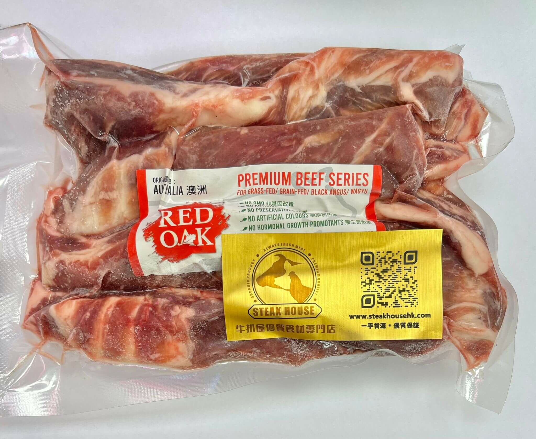 澳洲黑安格斯牛肋條（約450g）