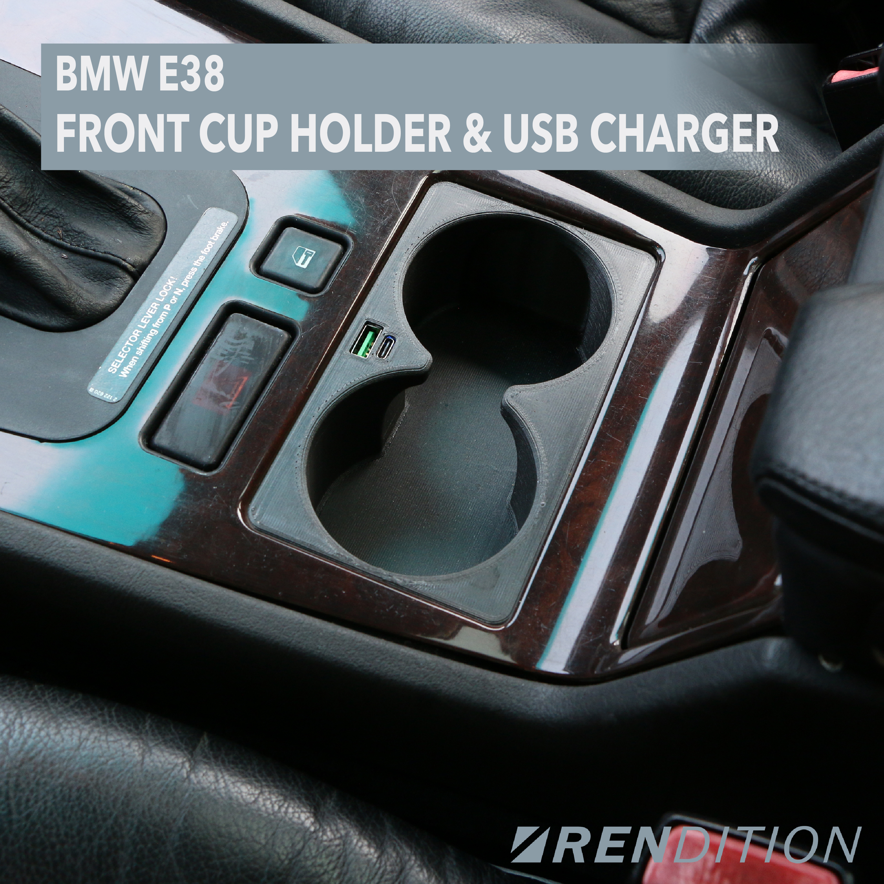 Bmw e38 cup holder discount