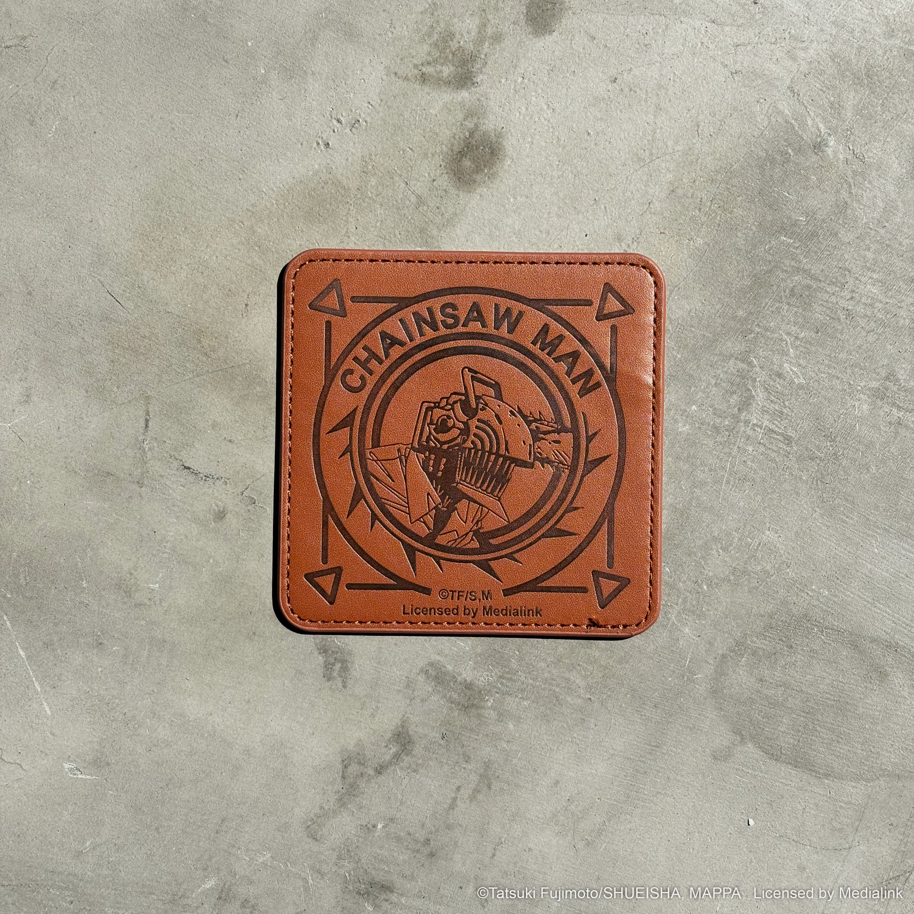 鏈鋸人-皮革杯墊