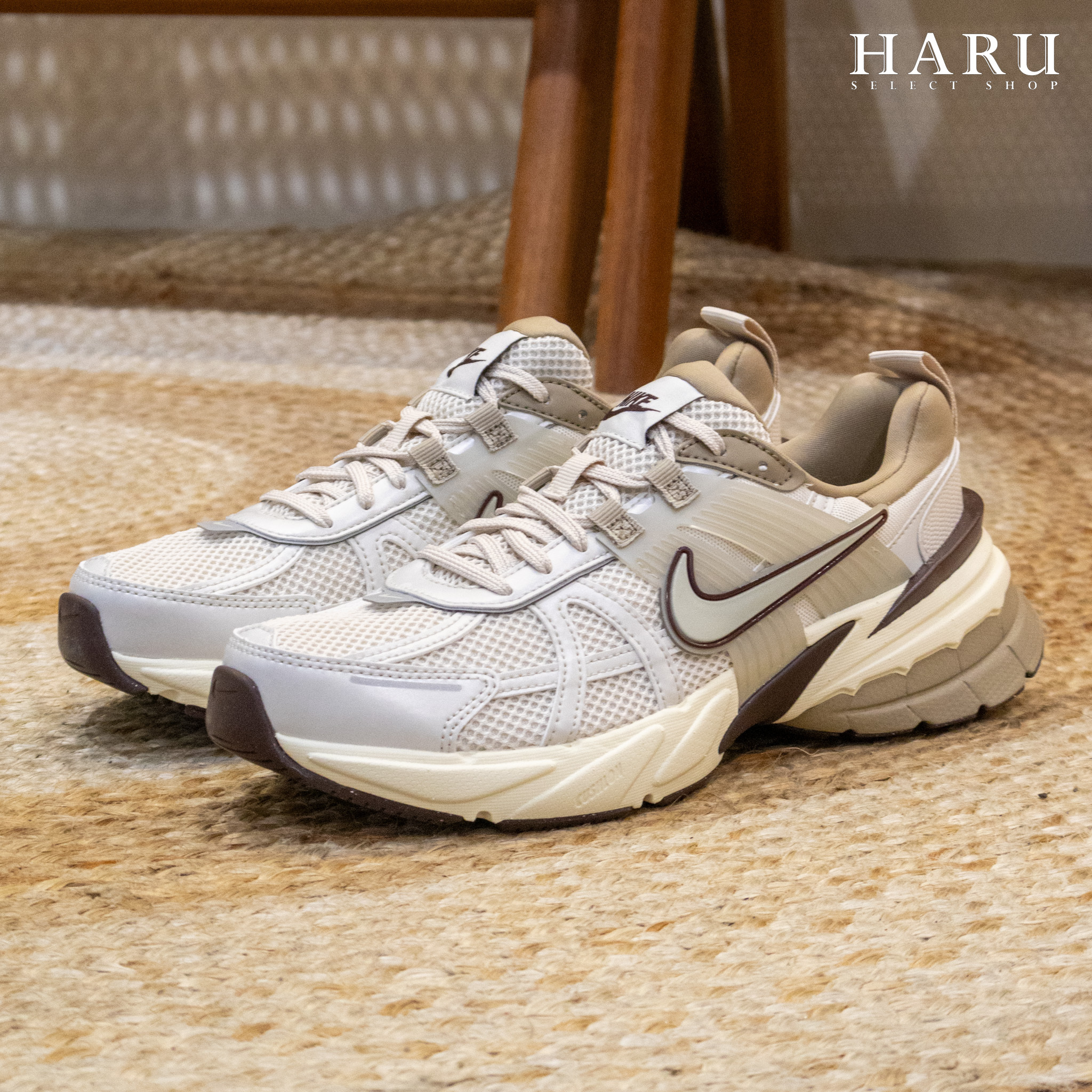 Nike V2K Run Runtekk Sail tan brown 巴黎世家 balenciaga 3XL Y2K 厚底增高 奶茶 美拉德 可可棕 老爹鞋 FD0736-103