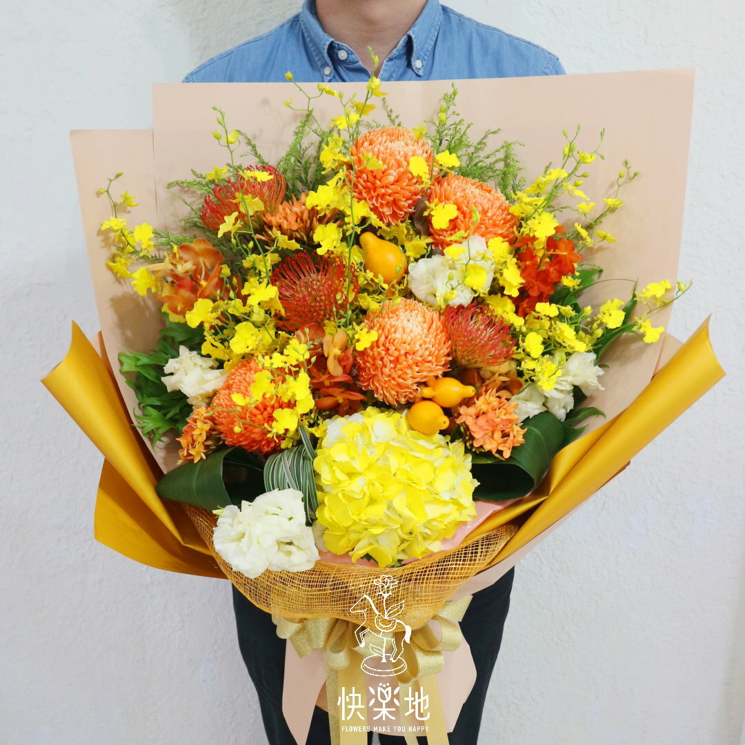 奔放熱情 I 花束 I 鮮花  BF230583