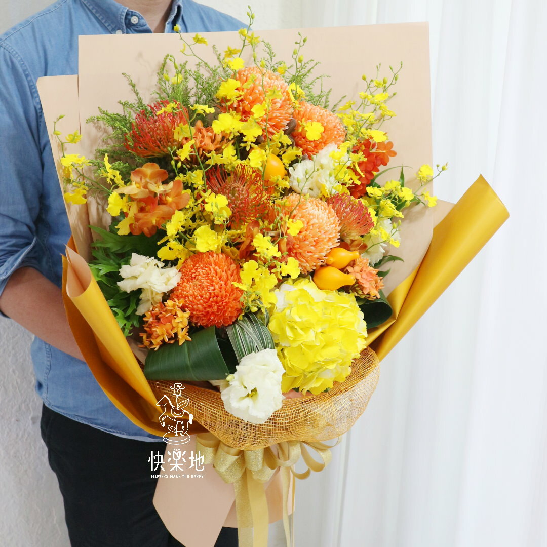 奔放熱情 I 花束 I 鮮花  BF230583