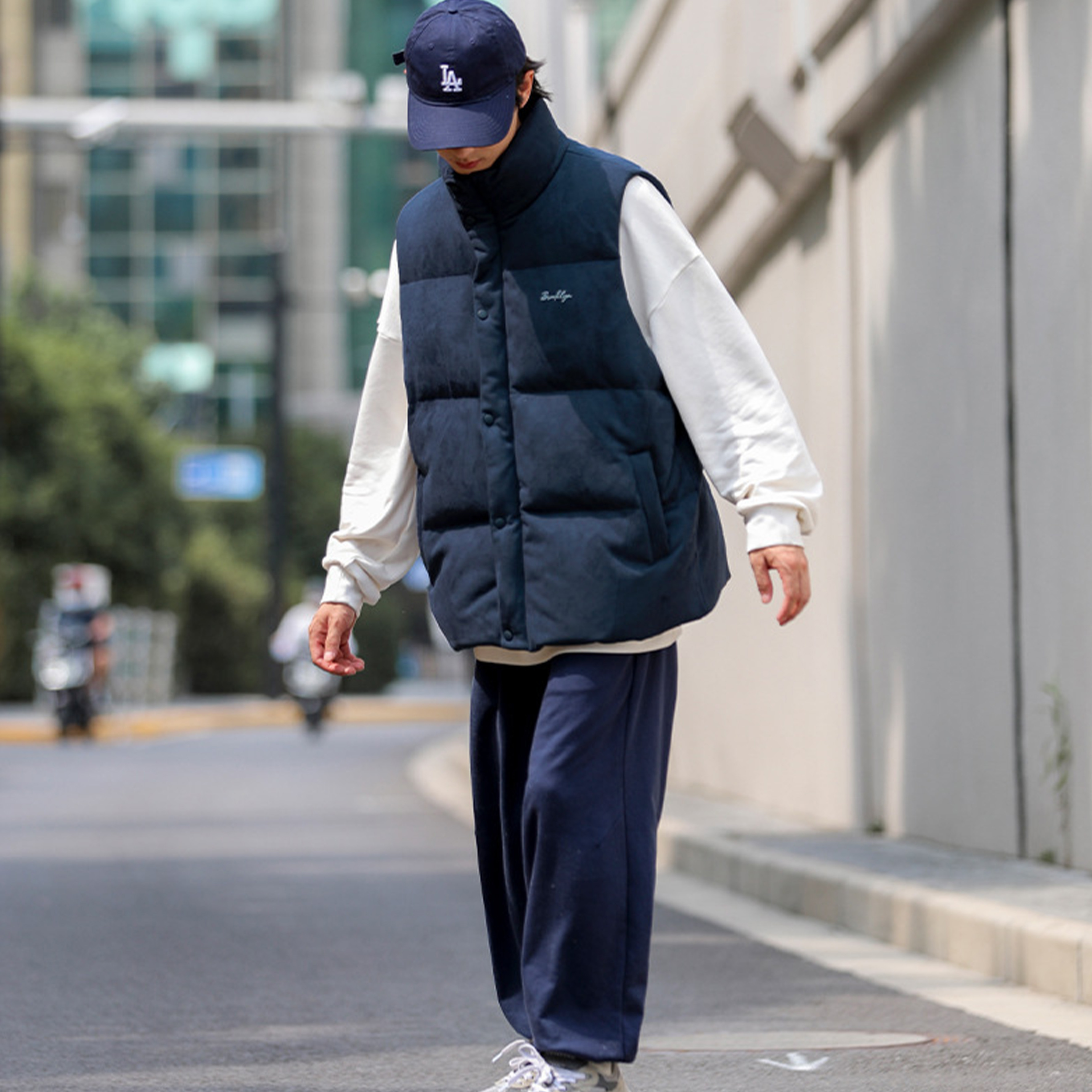 『現貨』NATURE 加厚版 麂皮羽絨背心 冬季新款