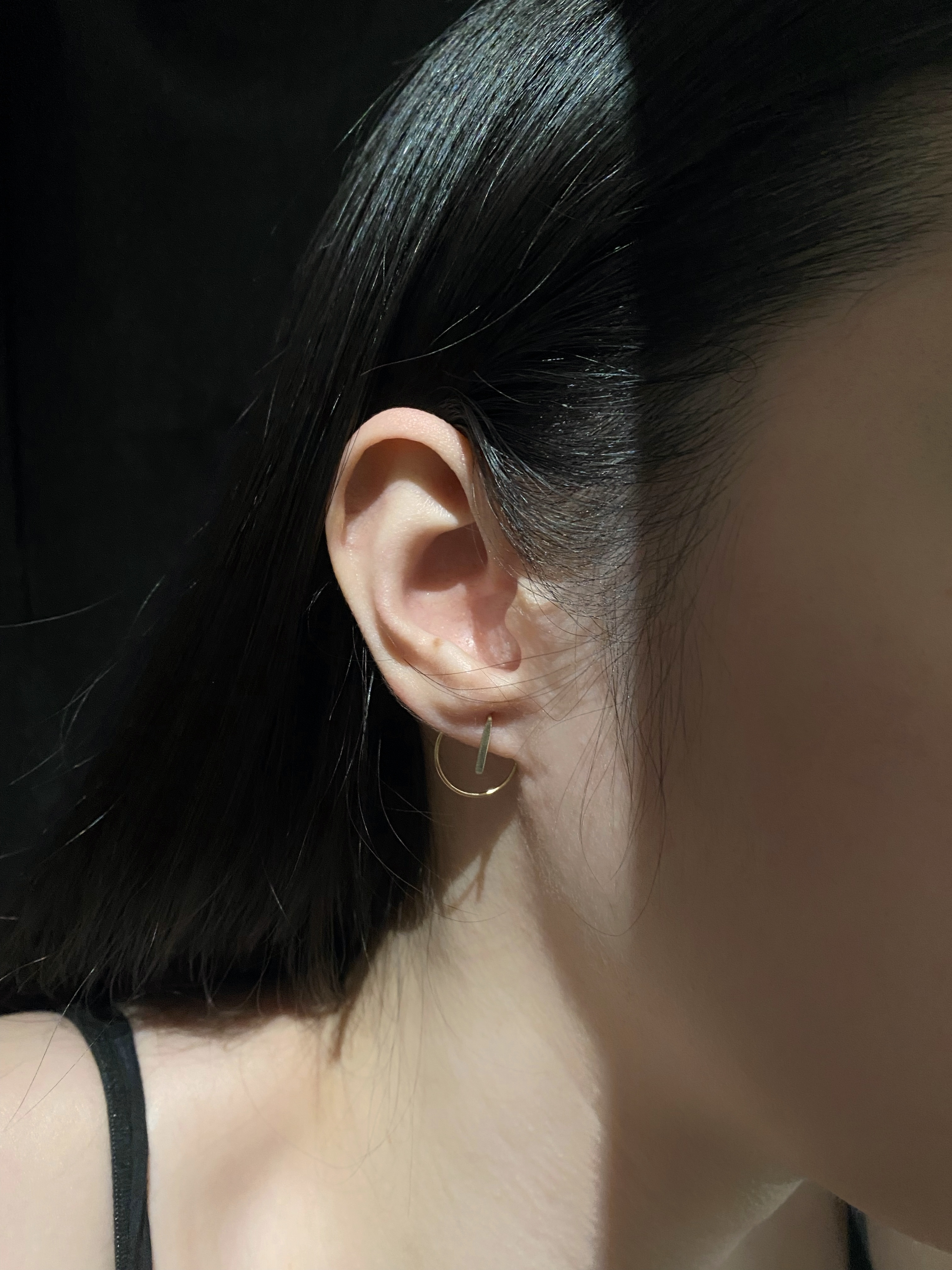 法式極簡IO耳環