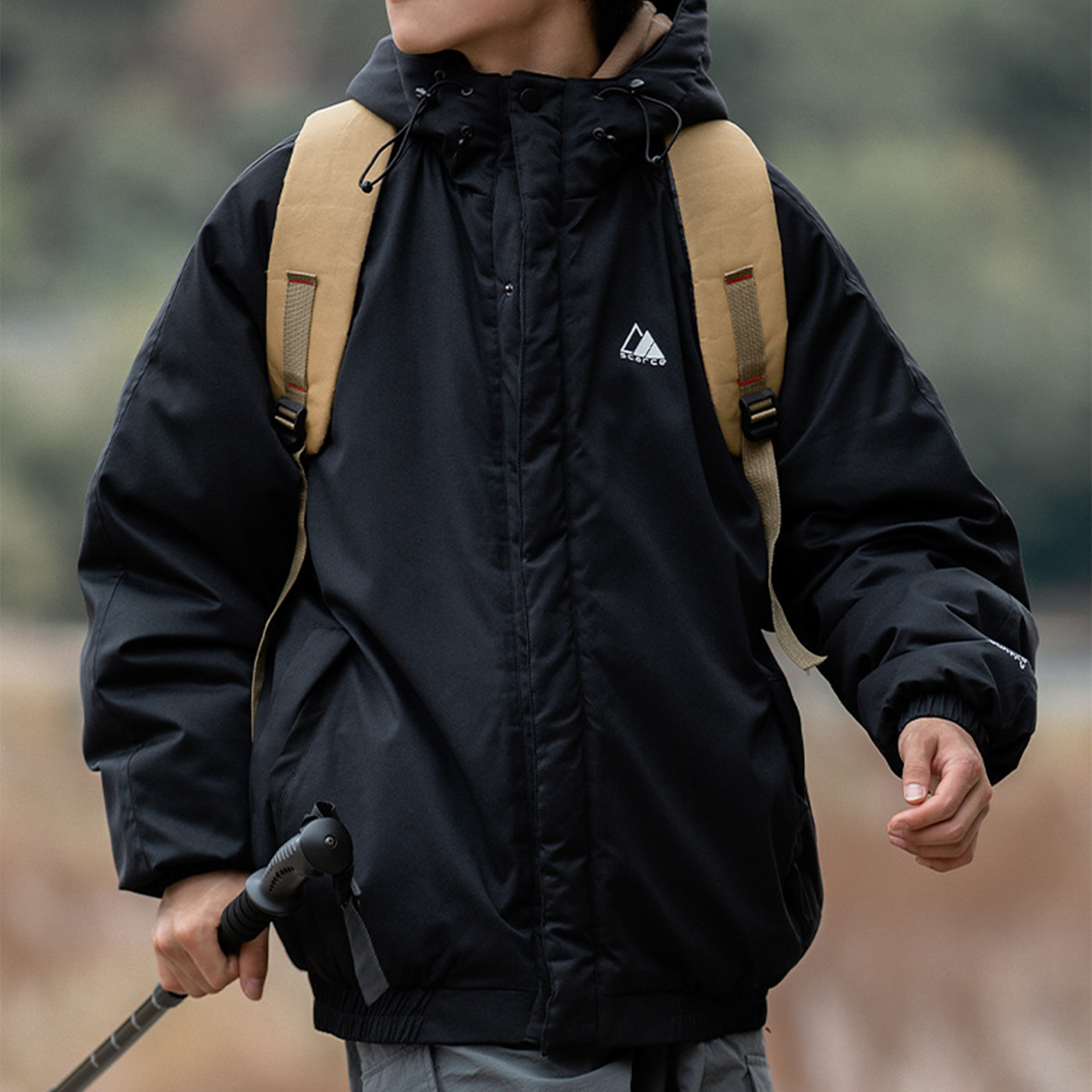 [換季出清]NATURE 山/日系 連帽工裝外套 冬季新款