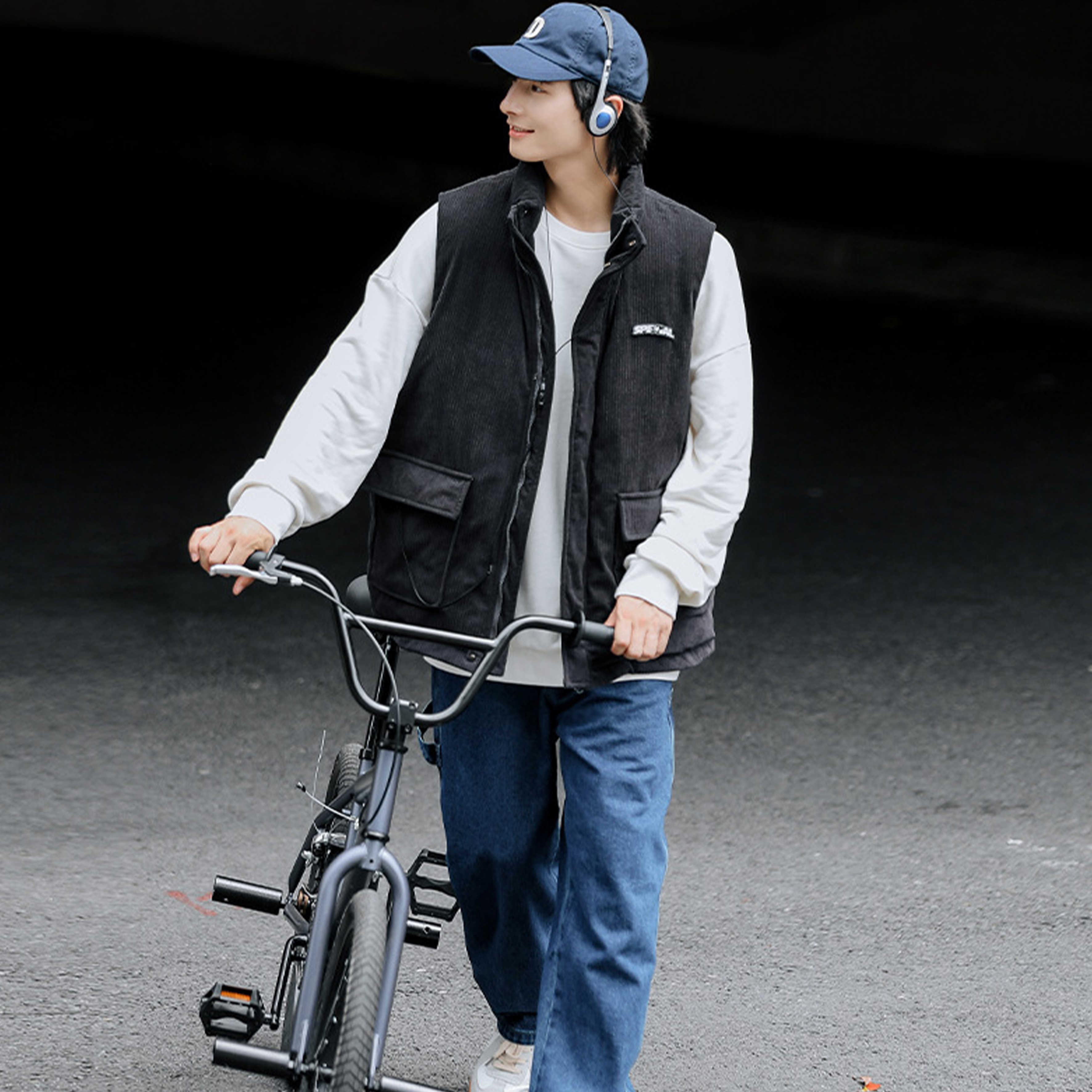 『現貨』NATURE 日系立領 燈心絨背心 熱賣款