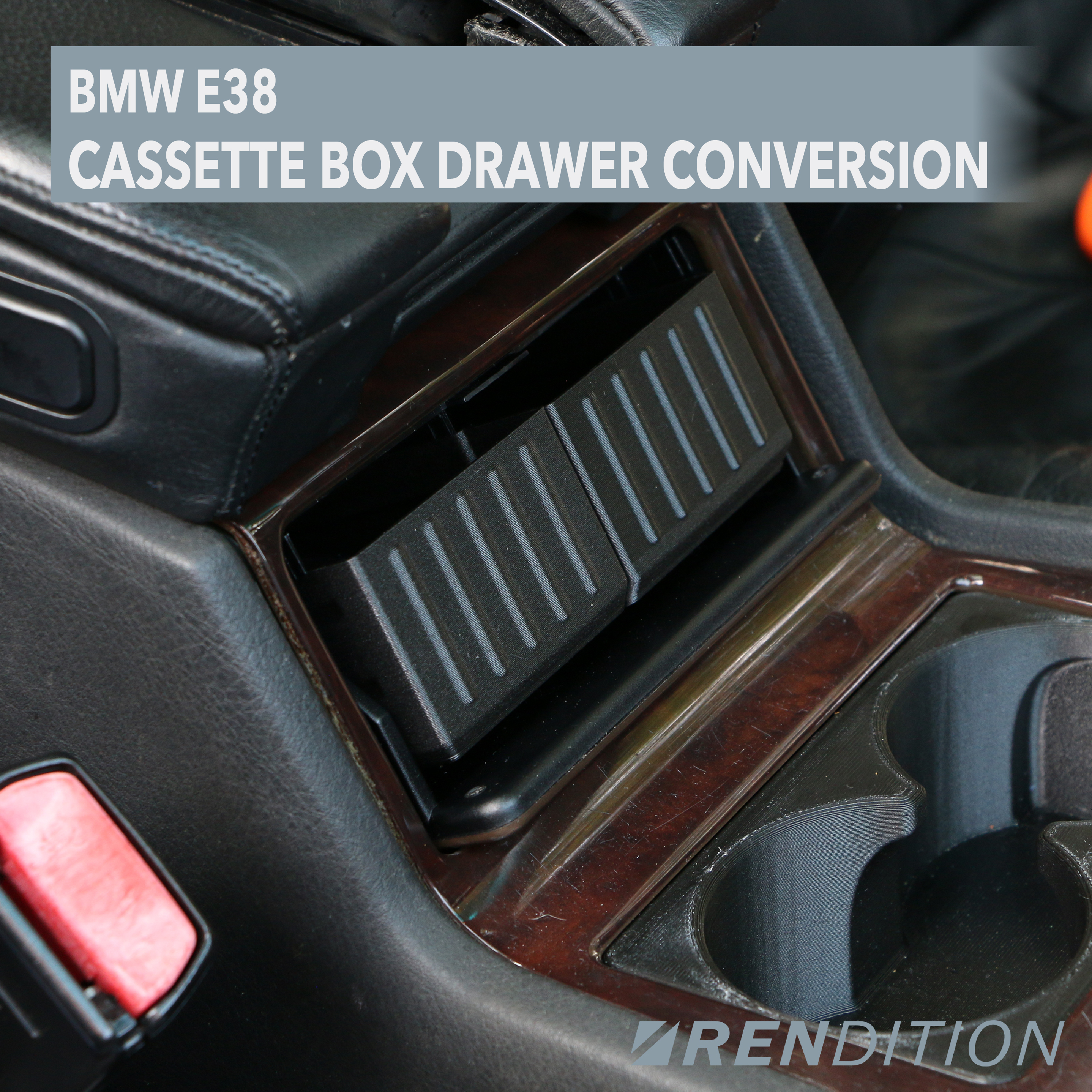 BMW E38 Cassette Box Drawer Conversion