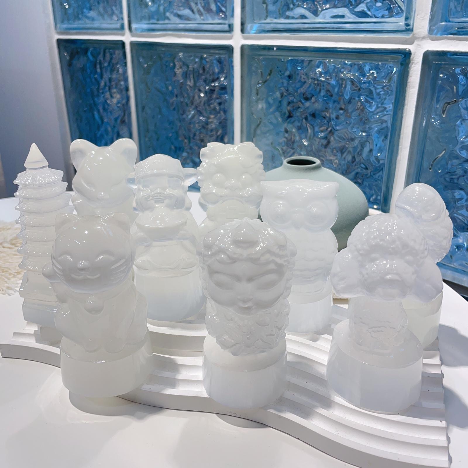 透石膏雕刻擺件