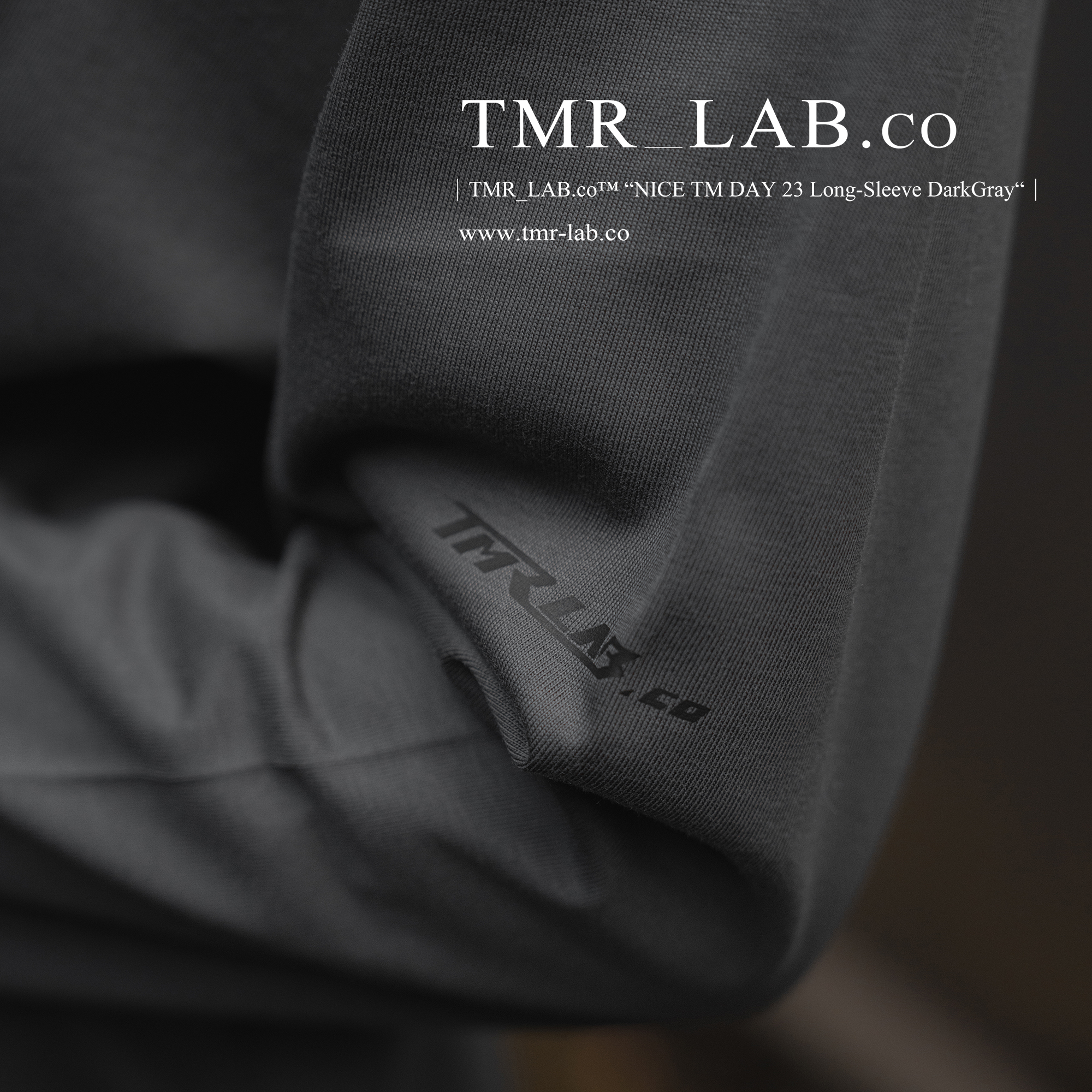 ｜“NICE TM DAY 23 Long-Sleeve DarkGray“｜