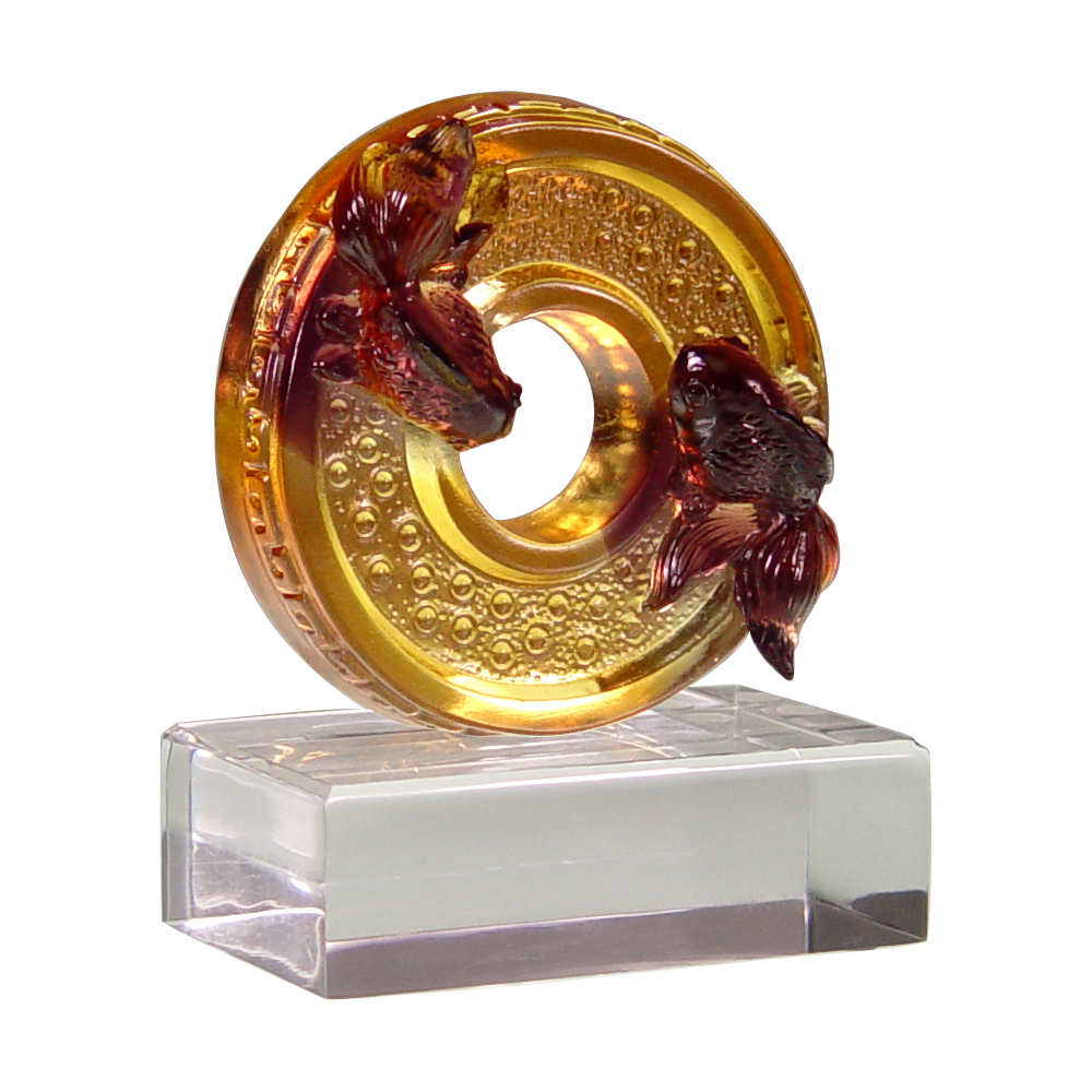 居家開運琉璃獎牌推薦｜圓融造型擺飾提升人際與事業運